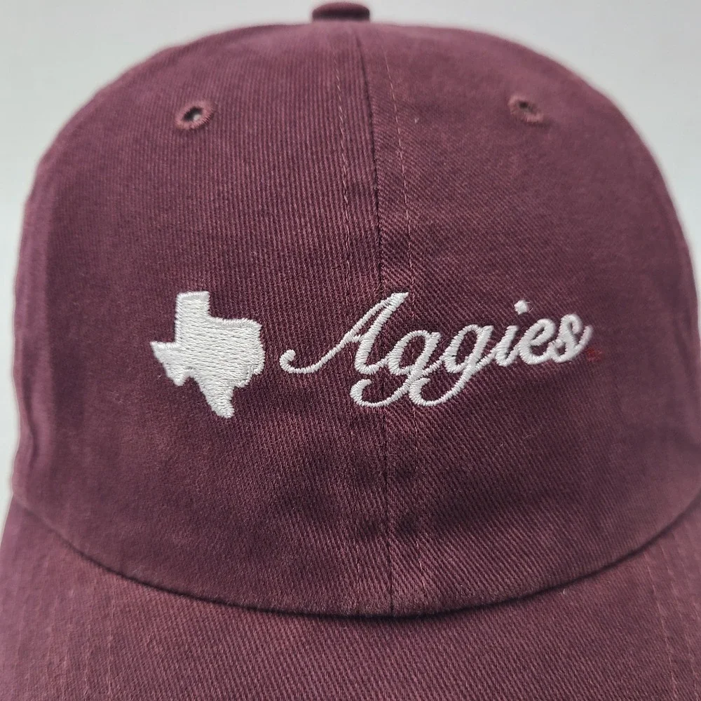 Women Texas A&M Aggies Hat‎ Strapback 47 Brand Clean Up Maroon NCAA University